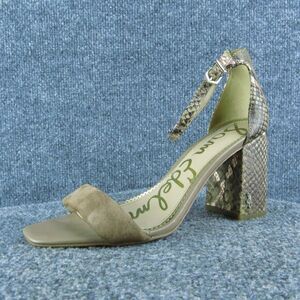 Sam Edelman Daniella Women Ankle Strap Sandal Shoes Size‎ 8 Medium Brown Leather